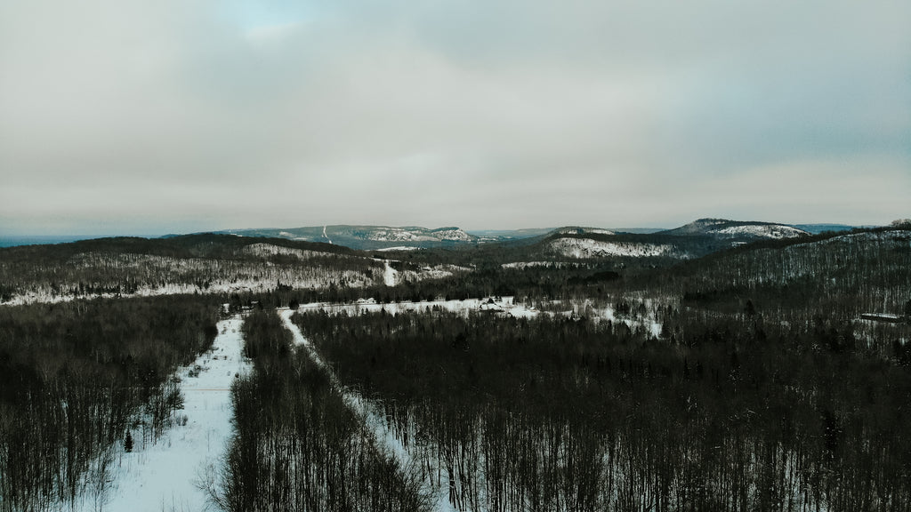 Snowboarding in Ironwood