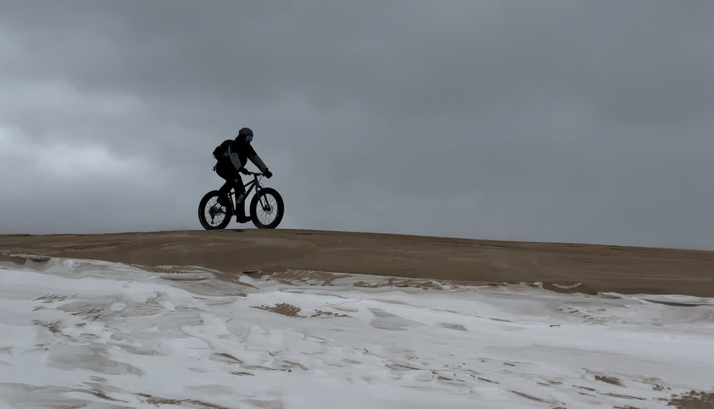 Fat Biking on Silver Lake Sand Dunes